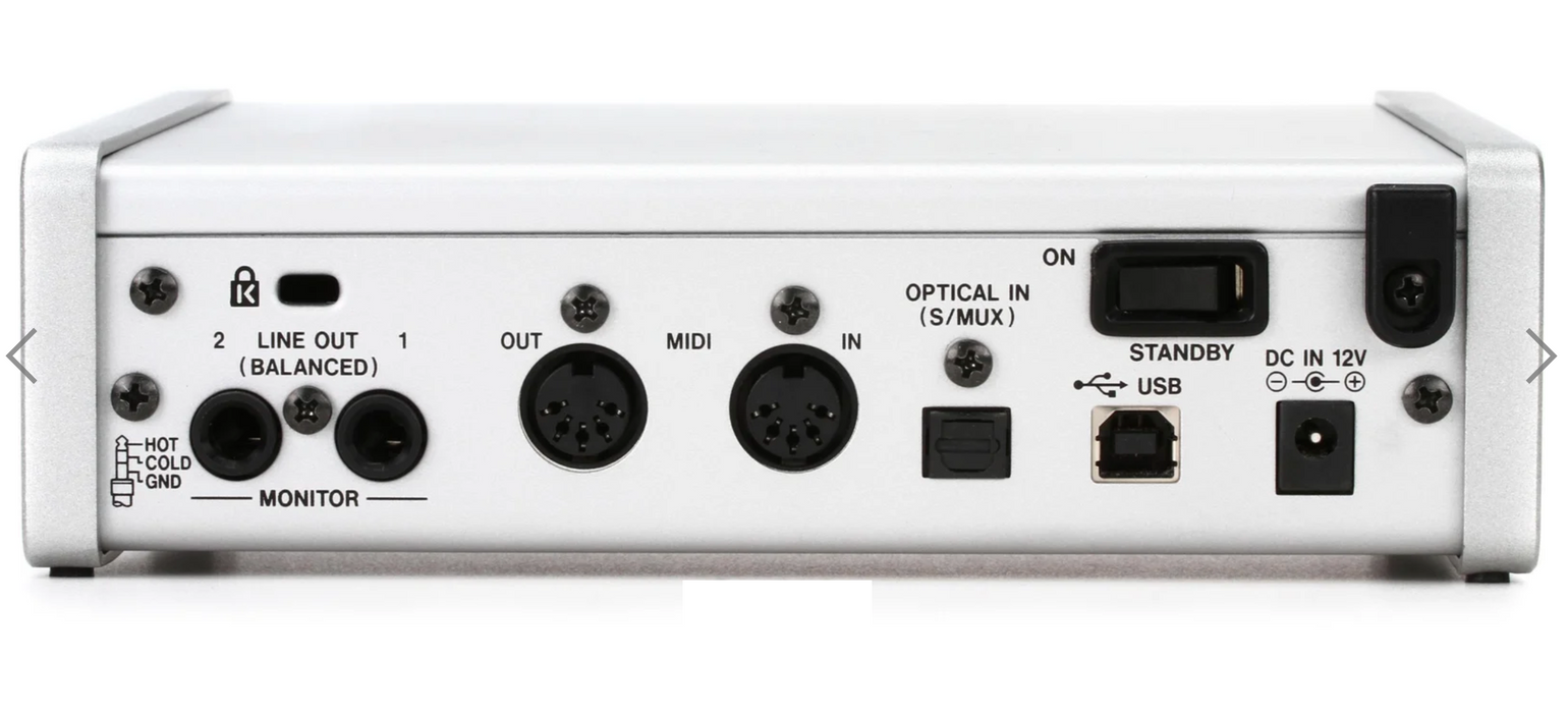 Interfaz de audio USB y MIDI TASCAM Serie 102i