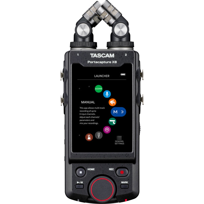 TASCAM Portacapture X8 32-bit 8-channel multitrack audio recorder