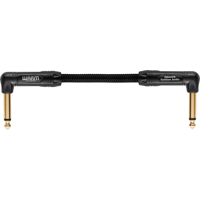 Warm Audio Prem-TS-2RT-6inch TS Male Right Angle Cable 0.2m