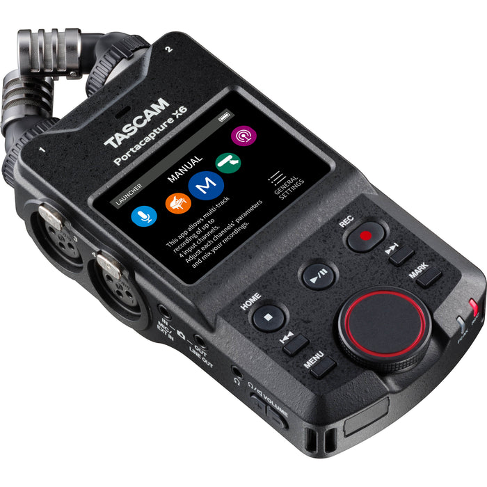 TASCAM Portacapture X6 32-bit 6-channel multitrack audio recorder