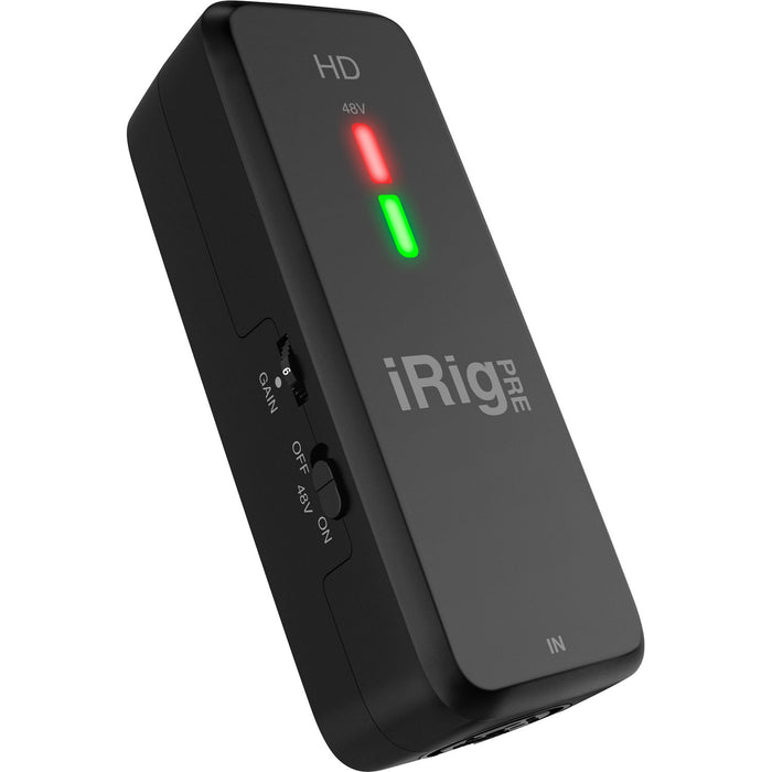 IK Multimedia iRig Pre HD 1x1 Interfaz de audio y preamplificador de micrófono