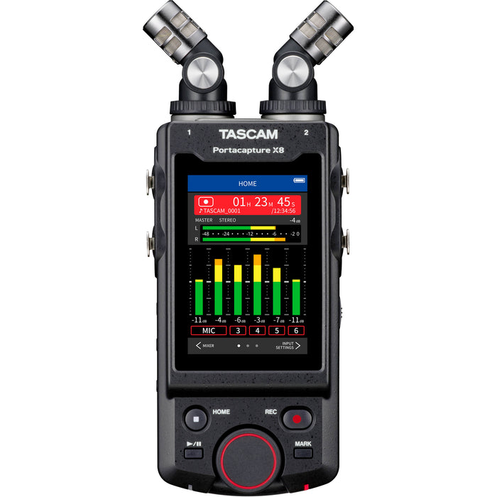 TASCAM Portacapture X8 32-bit 8-channel multitrack audio recorder