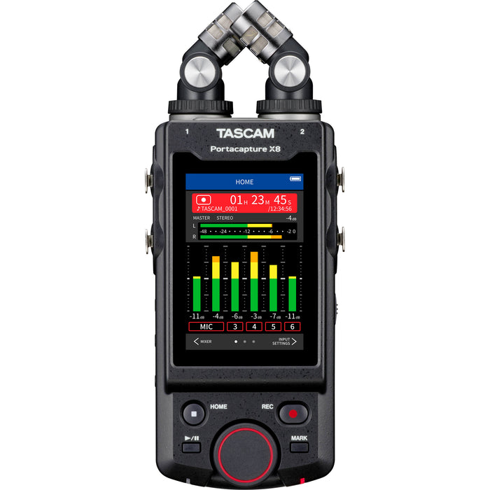 TASCAM Portacapture X8 32-bit 8-channel multitrack audio recorder