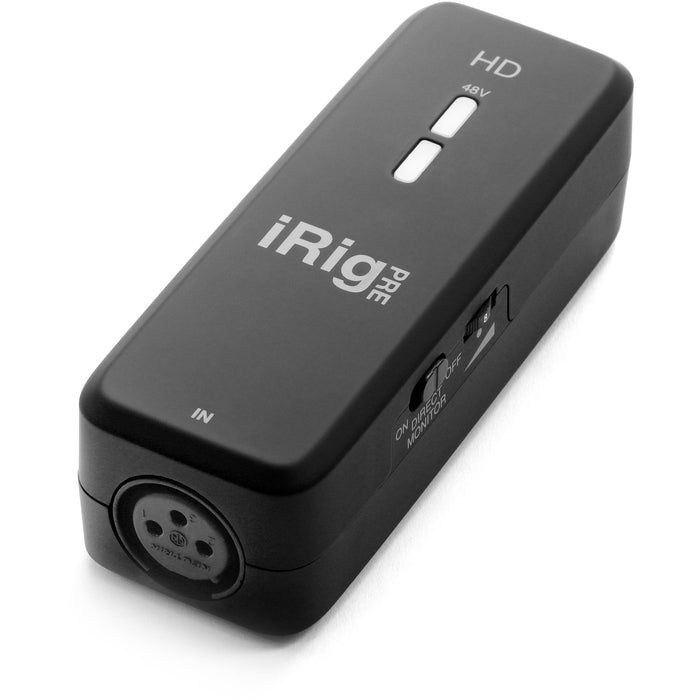 IK Multimedia iRig Pre HD 1x1 Interfaz de audio y preamplificador de micrófono