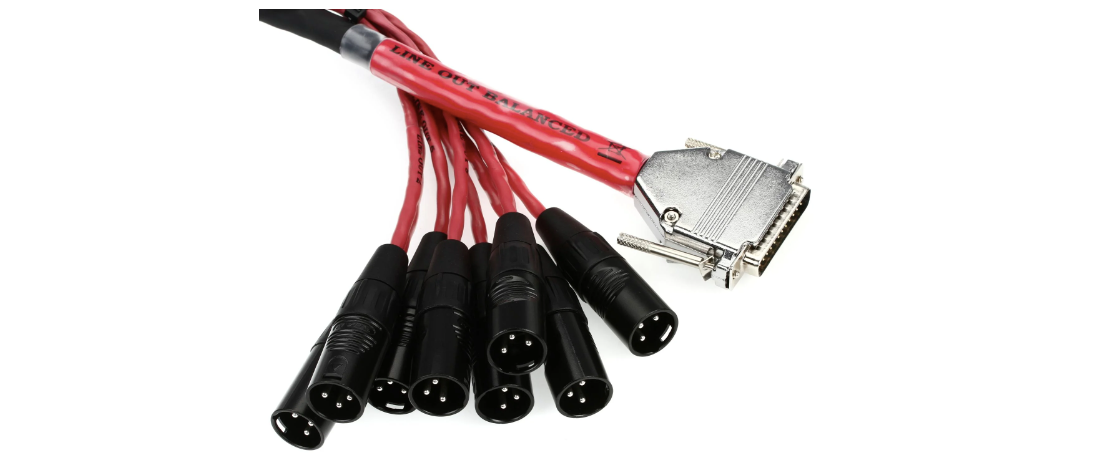 Cable Avid DigiSnake DB-25 a XLR macho 1,2m
