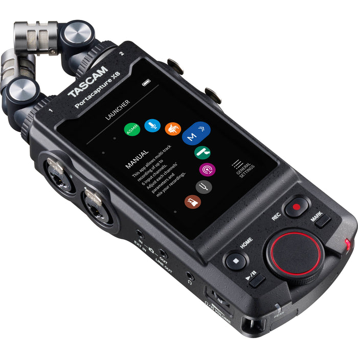 TASCAM Portacapture X8 32-bit 8-channel multitrack audio recorder