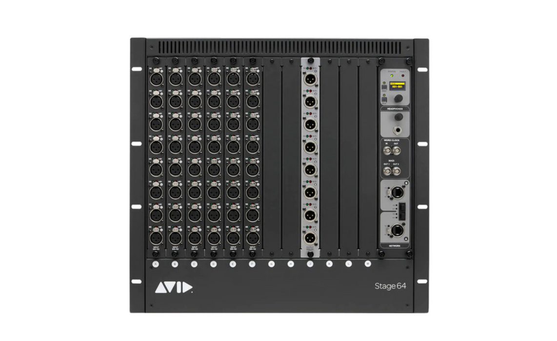Bastidor de E/S Avid VENUE | Etapa 64 (48x8)