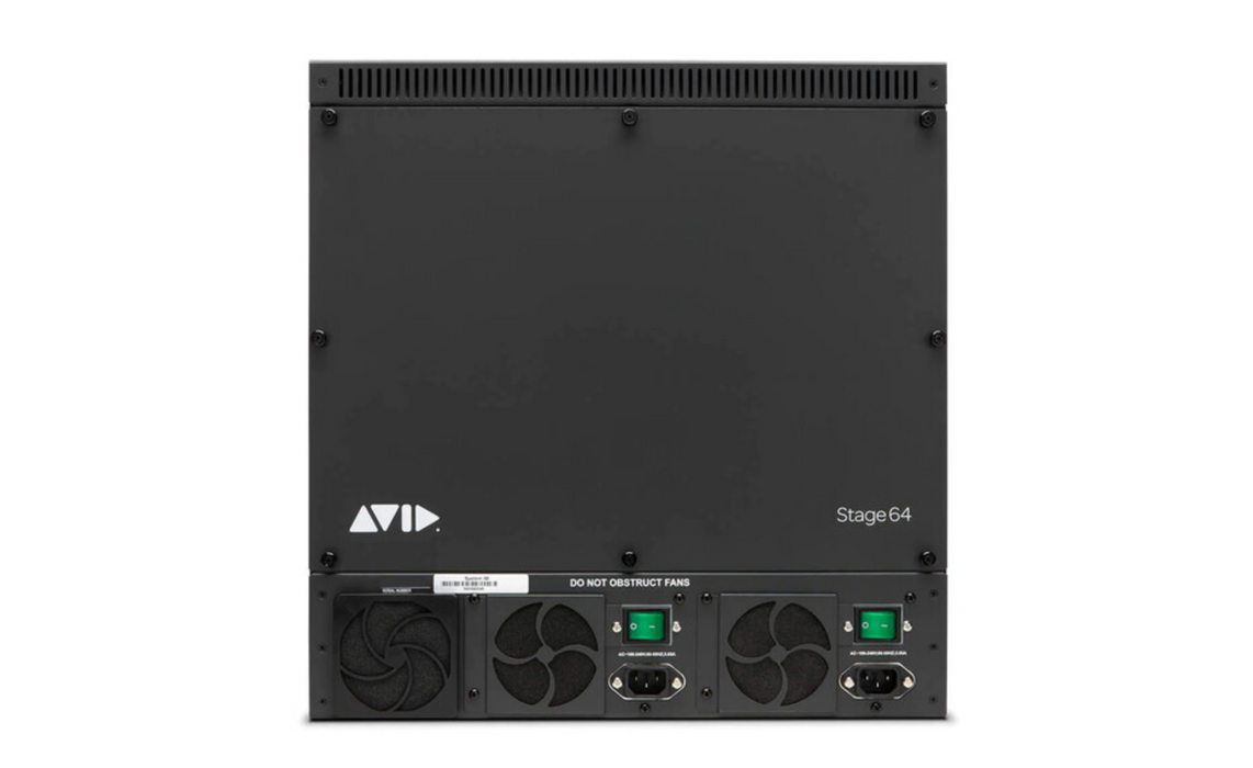 Bastidor de E/S Avid VENUE | Etapa 64 (48x8)