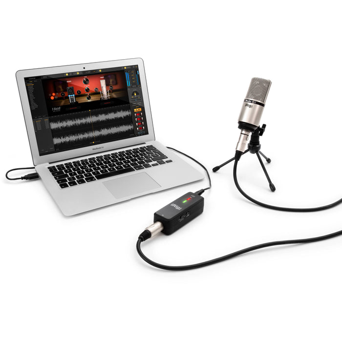 IK Multimedia iRig Pre HD 1x1 Interfaz de audio y preamplificador de micrófono
