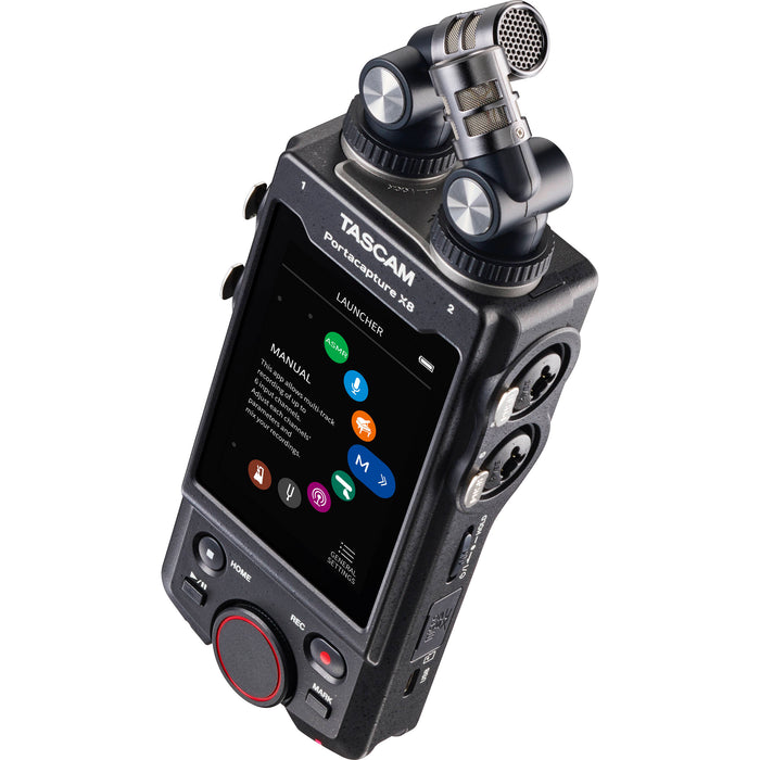 TASCAM Portacapture X8 32-bit 8-channel multitrack audio recorder