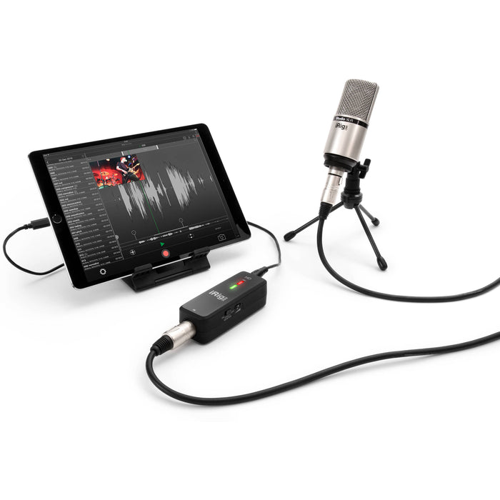 IK Multimedia iRig Pre HD 1x1 Interfaz de audio y preamplificador de micrófono