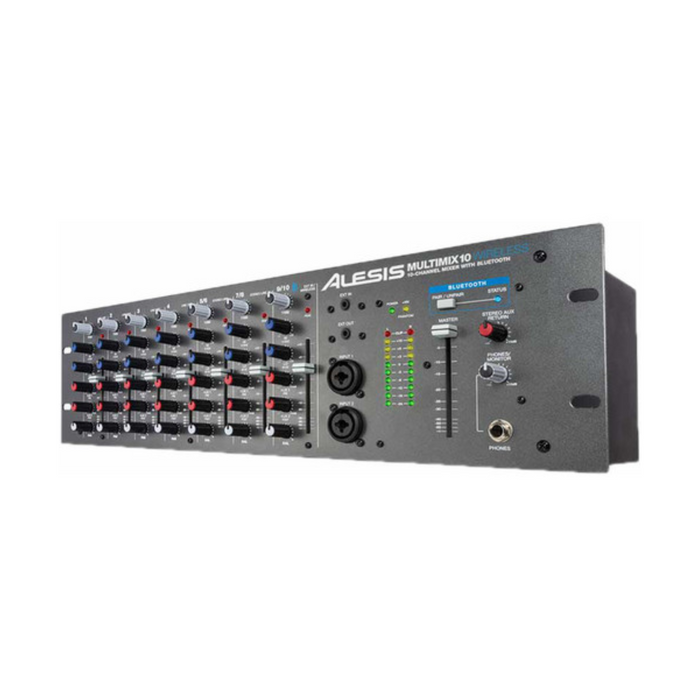Alesis Multimix 10 Mezclador Rack 10 Canales Bluetooth 