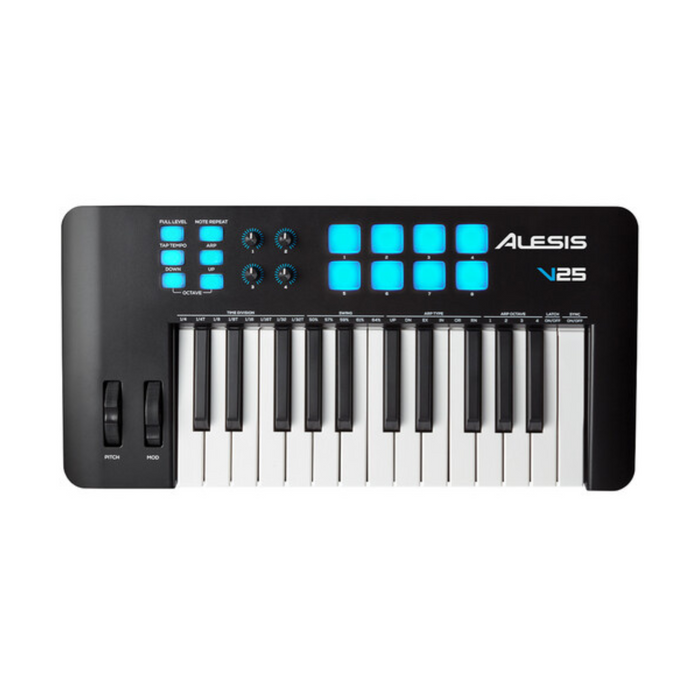 Controlador MIDI USB Alesis V25 MKII de 25 teclas 