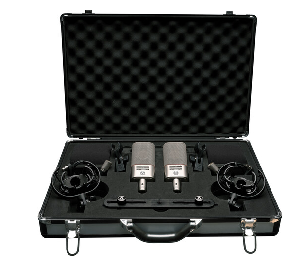 Pair of Professional Condenser Microphones Austrian Audio OC818 Dual Set Plus multistandard (2 units) - silver