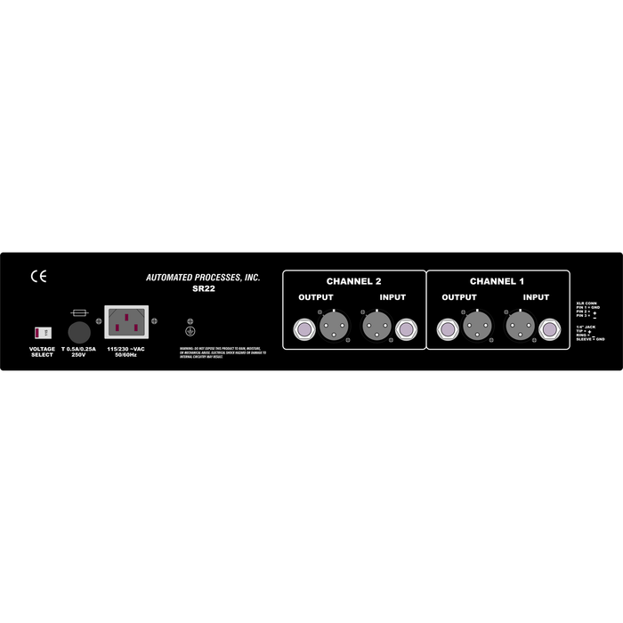 Compresor dual API Select SR22 de 2 canales
