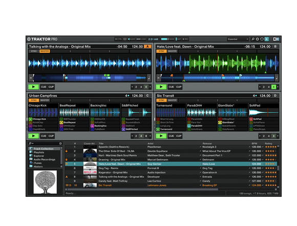 Native Instruments Traktor Kontrol F1 Deck Remix Controller.