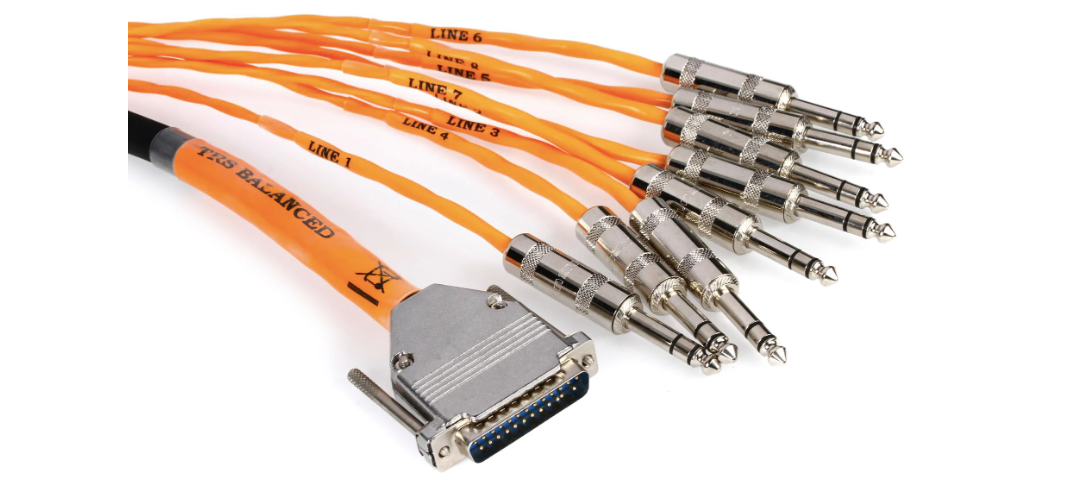 Cable Avid DigiSnake DB-25 a TRS 1/4'' 3,7m