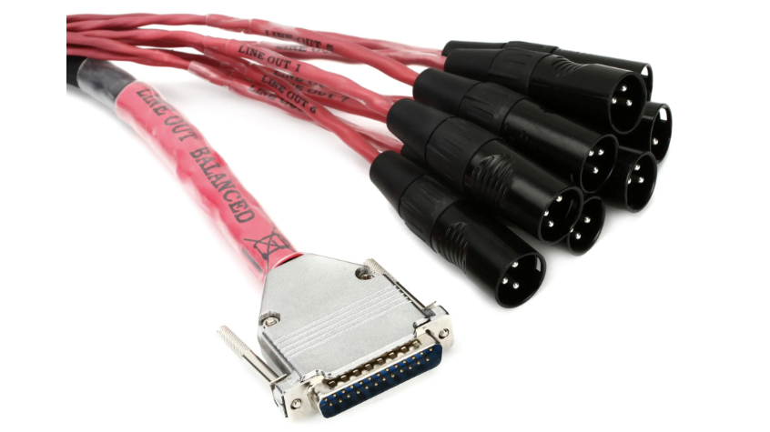 Cable Avid DigiSnake DB-25 a XLR macho 3,7m 