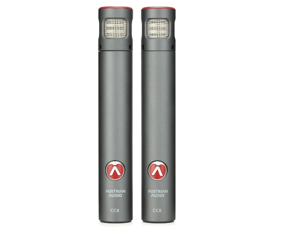 Pair of Professional Condenser Microphones Austrian Audio CC8 Stereo Set cardioid pattern (2 units)