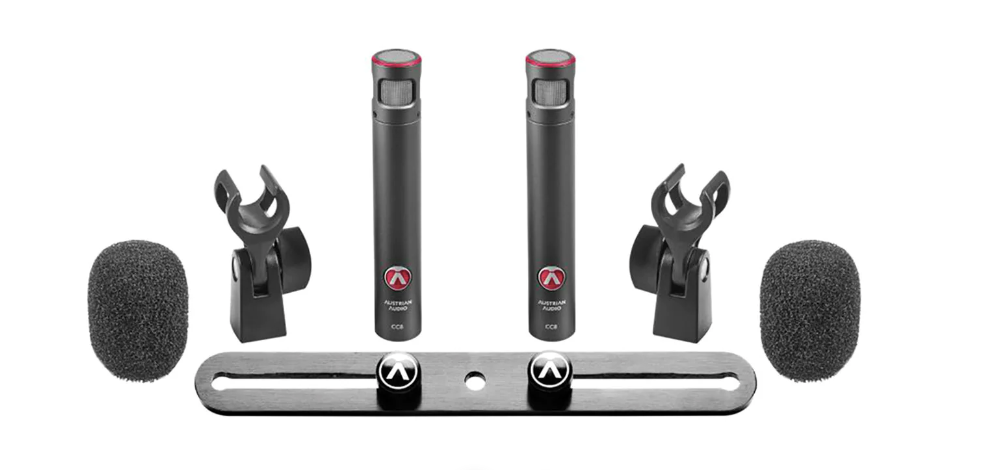 Pair of Professional Condenser Microphones Austrian Audio CC8 Stereo Set cardioid pattern (2 units)