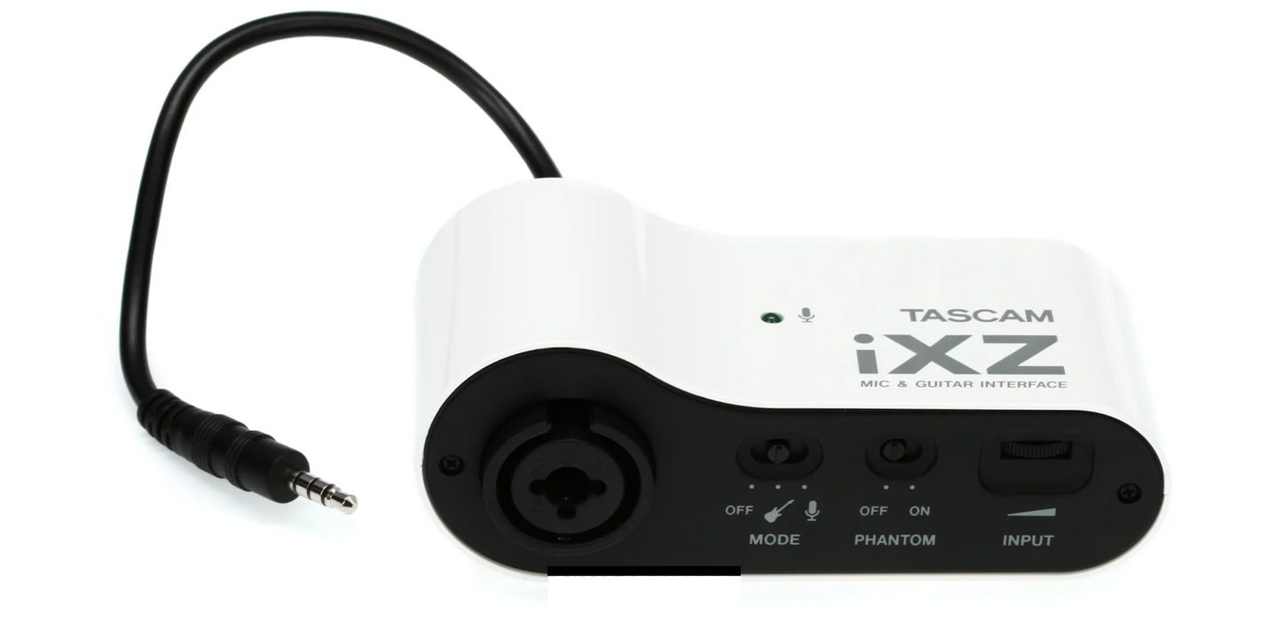 Interfaz de audio portátil TASCAM iXZ para iOS