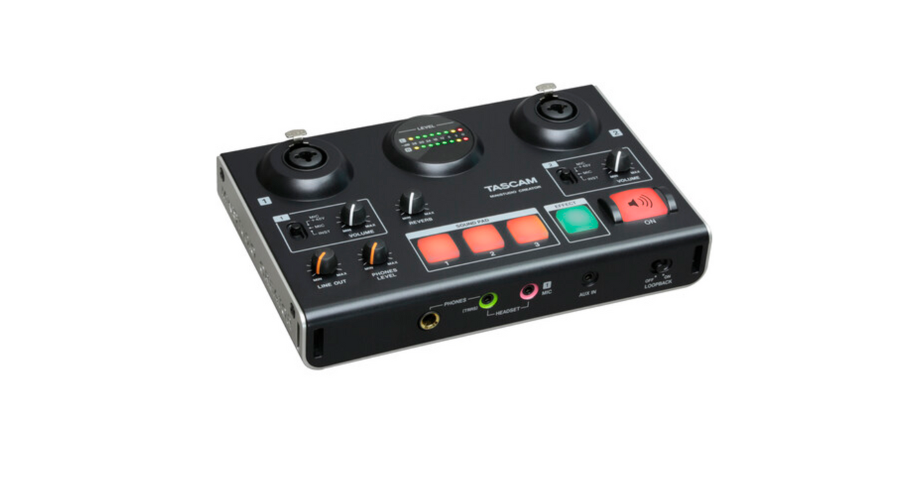 TASCAM MiNiSTUDIO Creator US-42 USB Audio Interface - Black