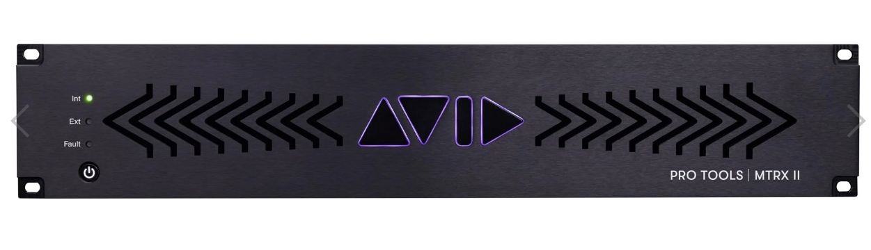 Interfaz de audio Avid Pro Tools MTRX II + módulo Thunderbolt 3