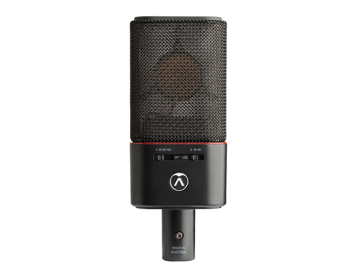 Micrófono de condensador profesional Austrian Audio OC18 Studio Set patrón cardioide (negro) 