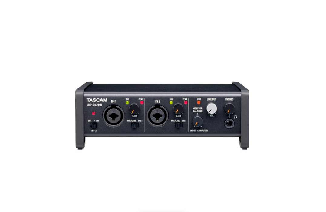 Interfaz de audio/MIDI TASCAM US 2x2HR USB-C