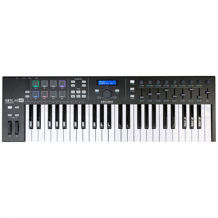 Arturia KeyLab Essential 49 Controlador MIDI USB de 49 teclas (negro)