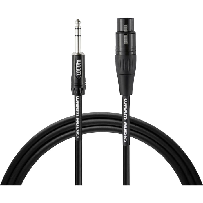 Warm Audio Pro-XLRm-TRSm-3' XLR male to TRS male cable 0.9m