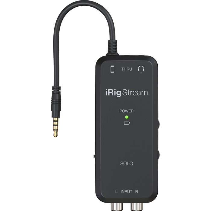 IK Multimedia iRig Stream Solo Interfaz de audio TRRS 1x1