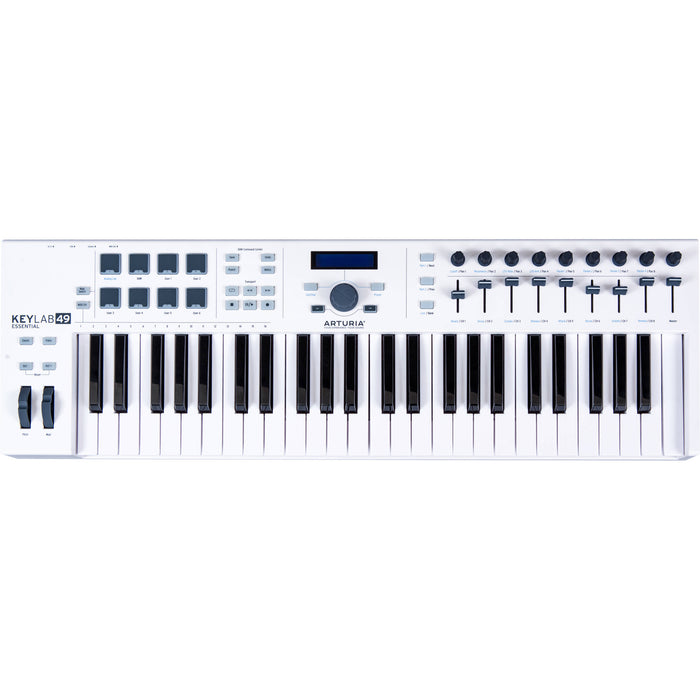 Arturia KeyLab Essential 49 USB MIDI Controller 49 Keys (White)