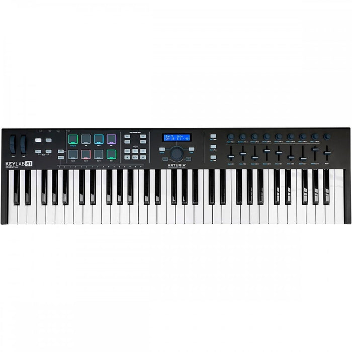 Arturia KeyLab Essential 61 Controlador MIDI USB de 61 teclas (negro)
