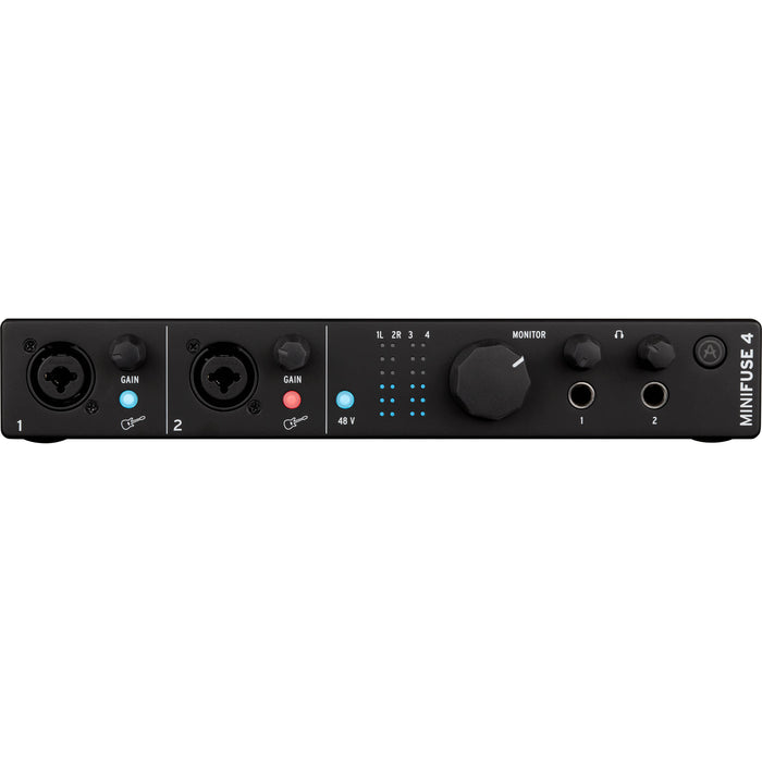 Interfaz de audio Arturia MiniFuse 4 USB-C 4x4 (negro)