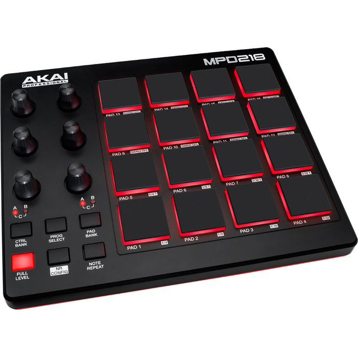 Controlador USB Akai Pro MPD218