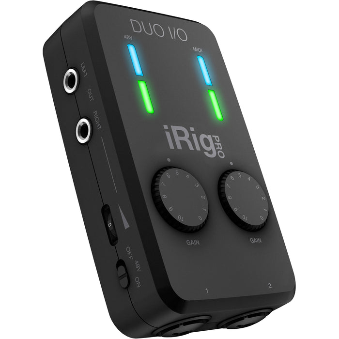 IK Multimedia iRig Pro Duo I/O Interfaz de audio y MIDI USB 2x2