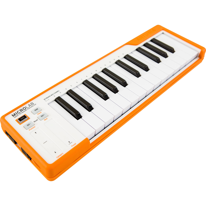 Arturia MicroLab USB Controlador MIDI de 25 teclas (naranja)