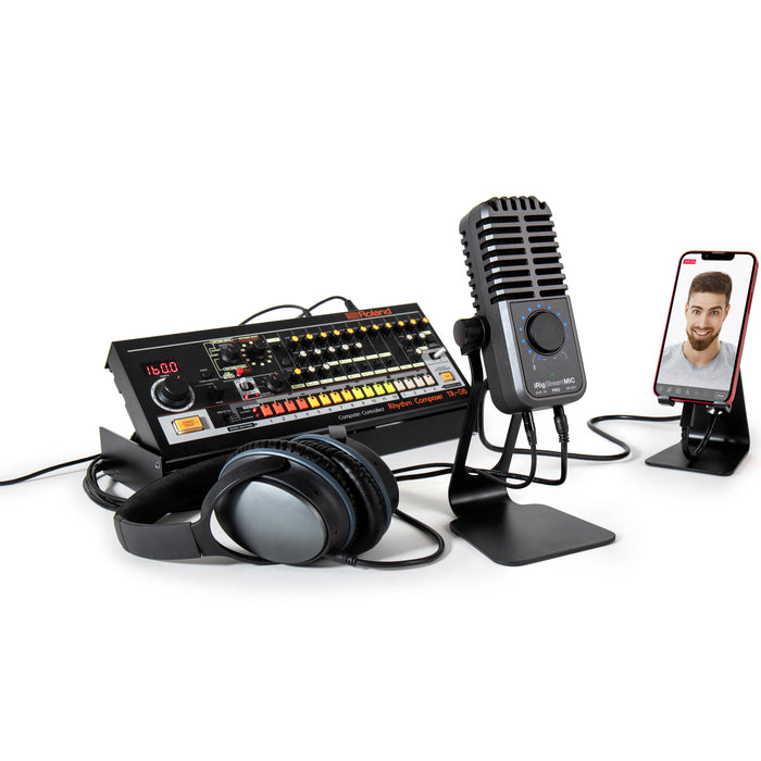 IK Multimedia iRig Stream Mic Pro mini-DIN multi-pattern condenser microphone