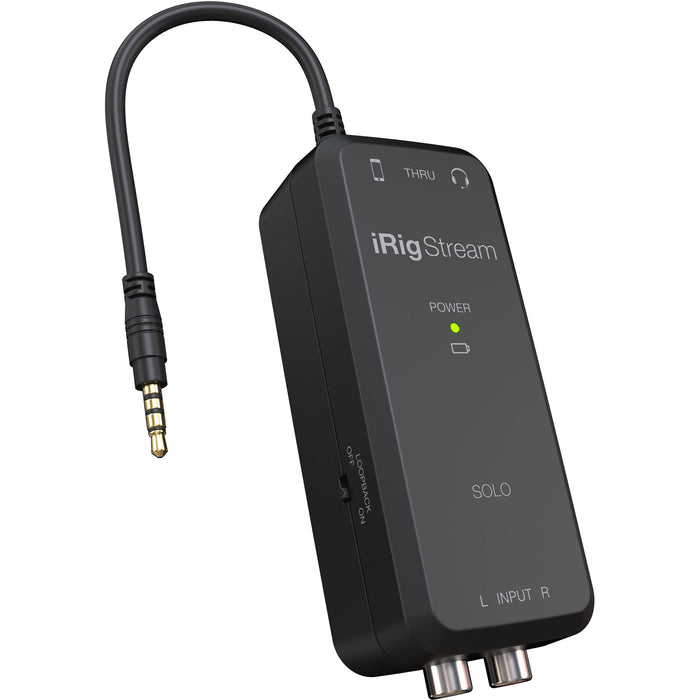 IK Multimedia iRig Stream Solo Interfaz de audio TRRS 1x1