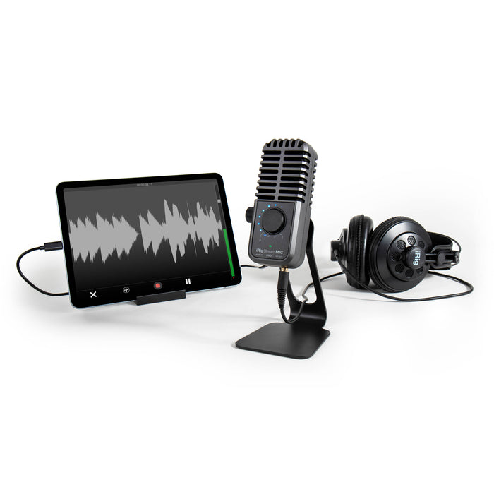 IK Multimedia iRig Stream Mic Pro mini-DIN multi-pattern condenser microphone
