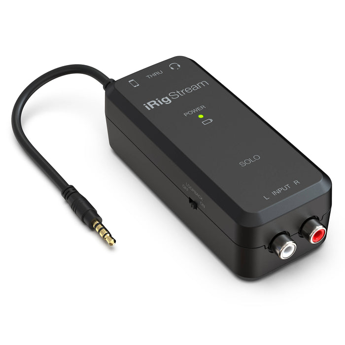 IK Multimedia iRig Stream Solo Interfaz de audio TRRS 1x1