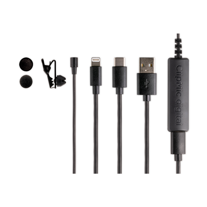 Apogee ClipMic Digital 2 Micrófono Lavalier de Condensador Omnidireccional