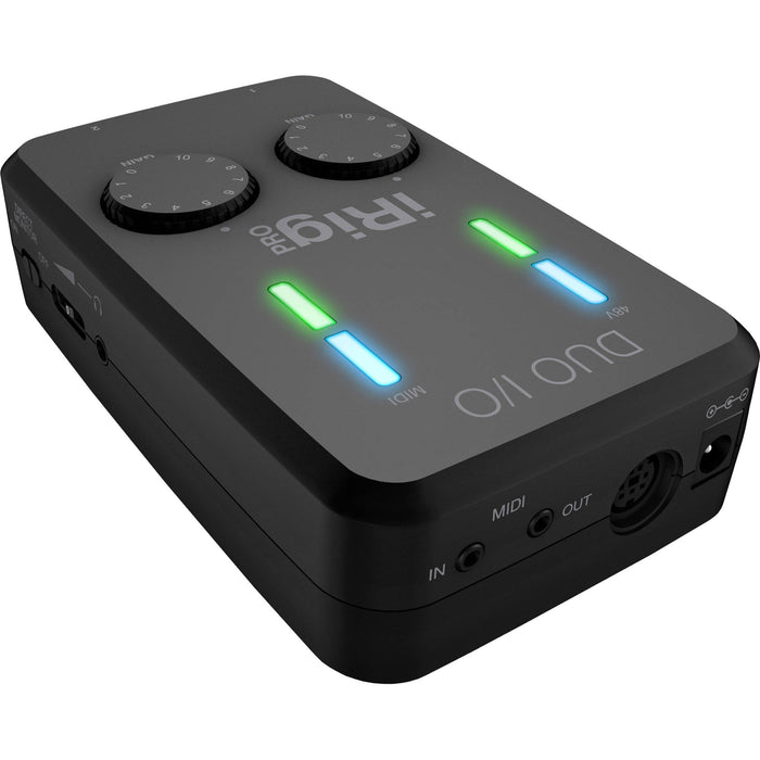 IK Multimedia iRig Pro Duo I/O Interfaz de audio y MIDI USB 2x2