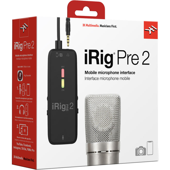 Interfaz de audio IK Multimedia iRig Pre 2 TRRS 1x1