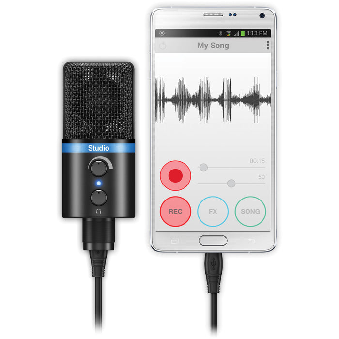 IK Multimedia iRig Mic Studio Micrófono condensador cardioide USB