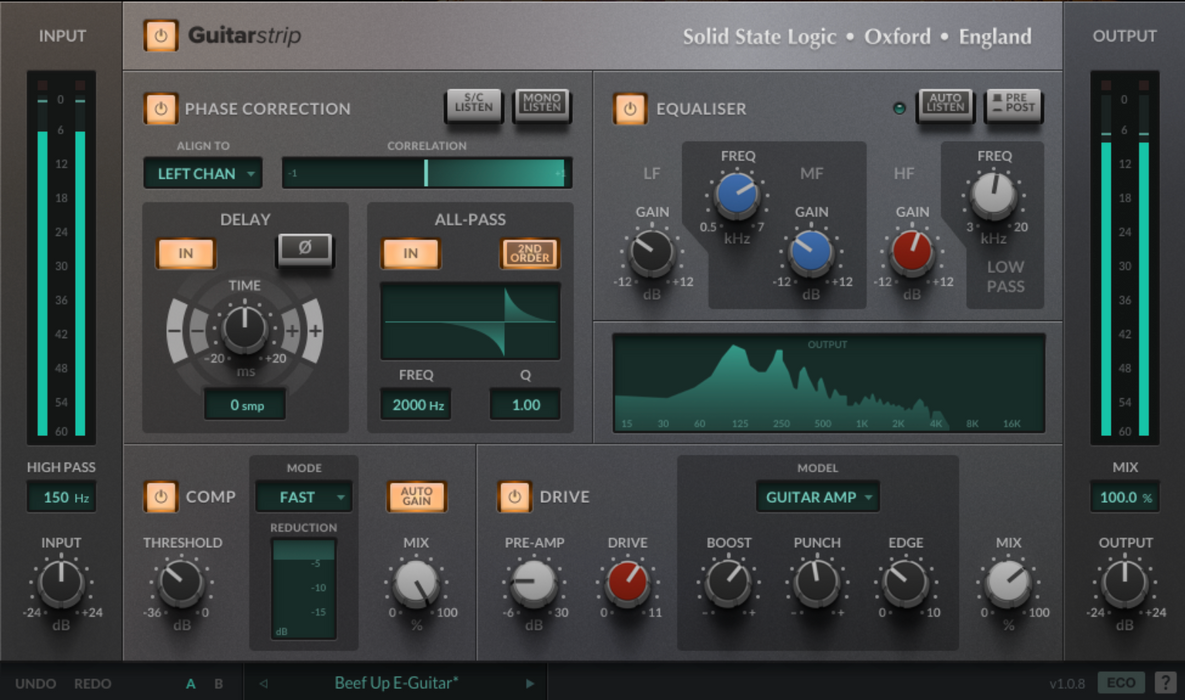 Complemento de modelado SSL Guitarstrip