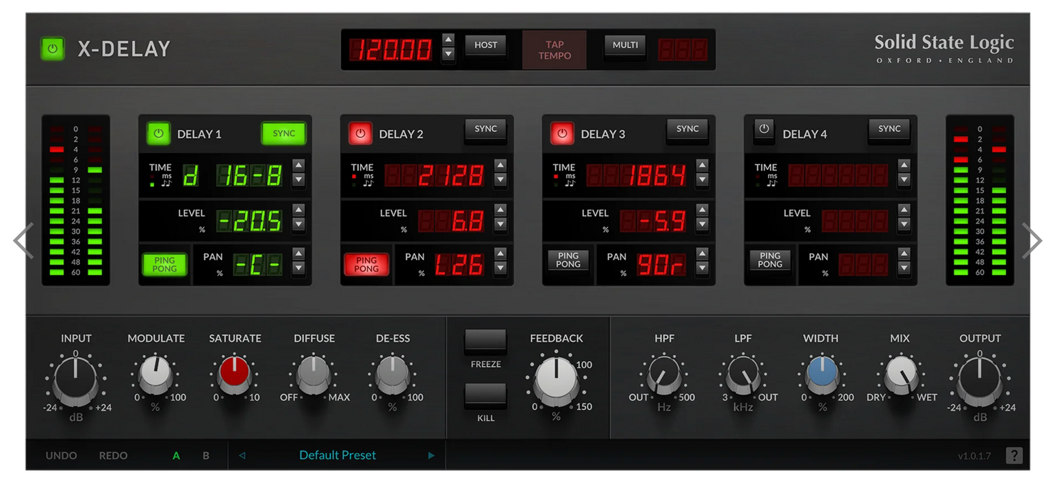 Complemento SSL X-Delay Vintage Delay