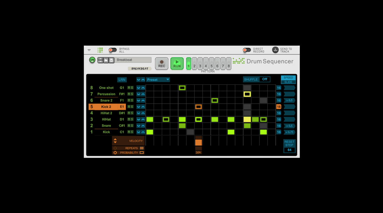 Reason Drum Sequencer