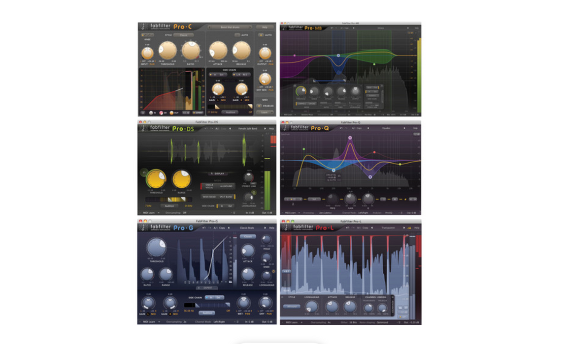 Paquete FabFilter Pro